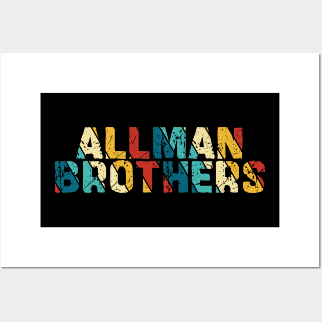 Retro Color - Allman Brothers Wall Art by Arestration